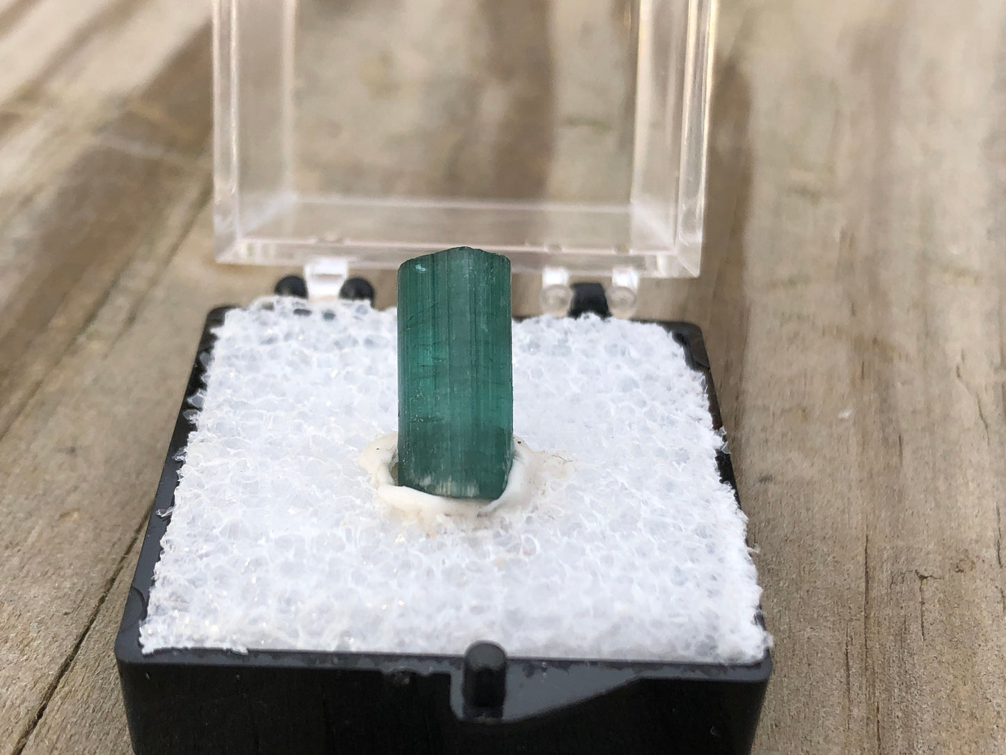 Greenish Blue Tourmaline Crystal from Brazil