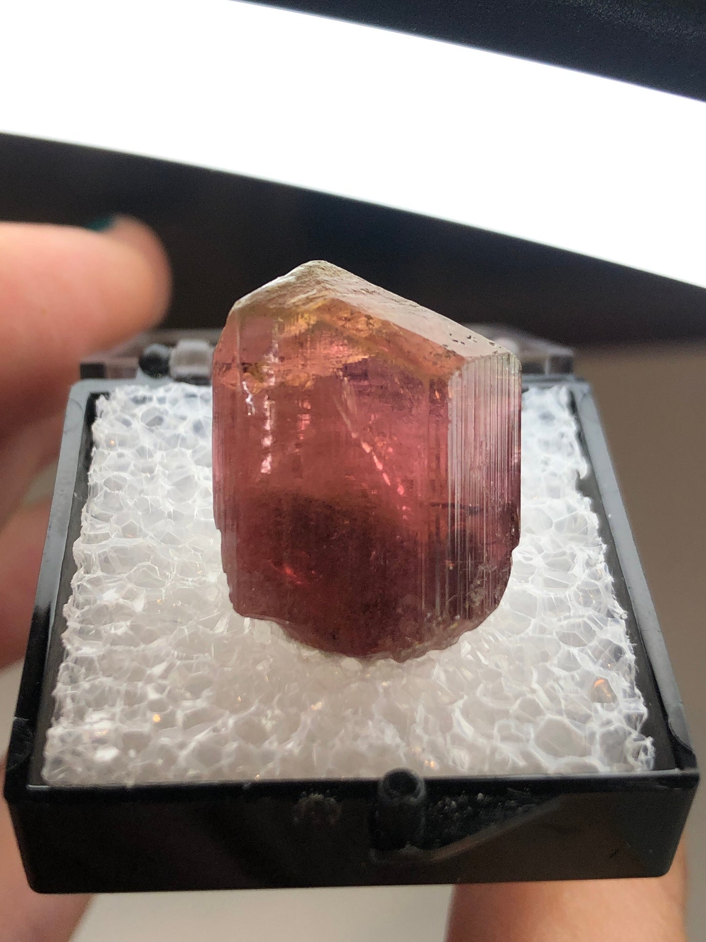 Rubellite Tourmaline Crystal from Brazil