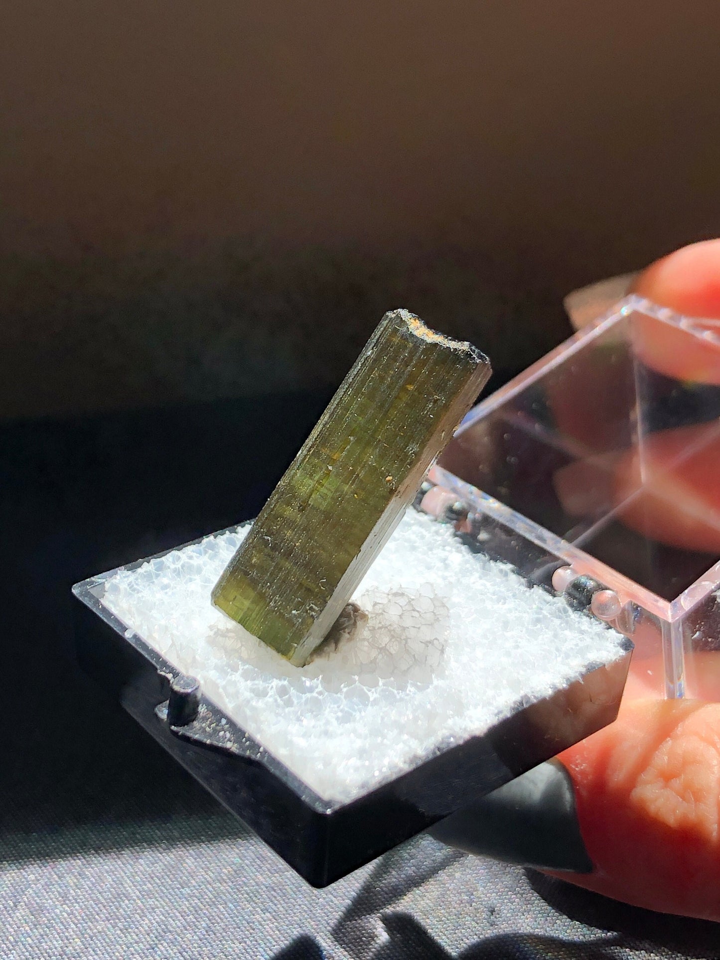 Green Clinozoisite Crystal Specimen from Pennsylvania