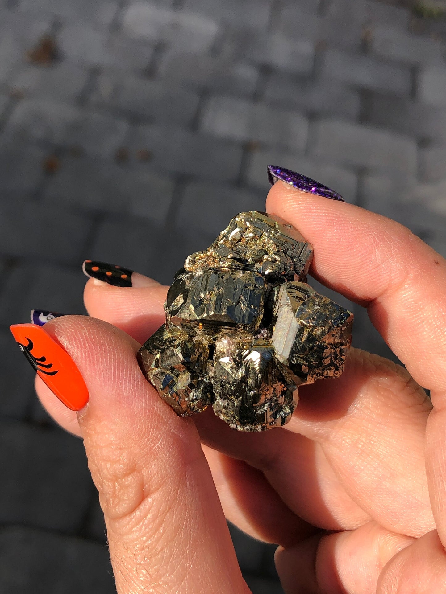 Iridescent Pyrite from Bulgaria