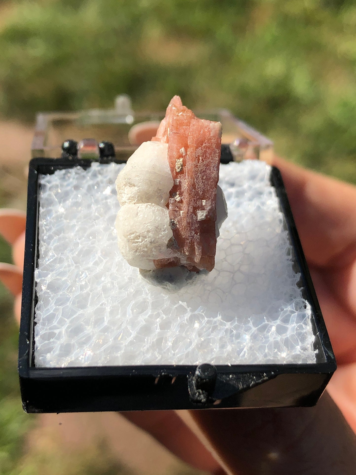 Serandite with Analcime from Canada