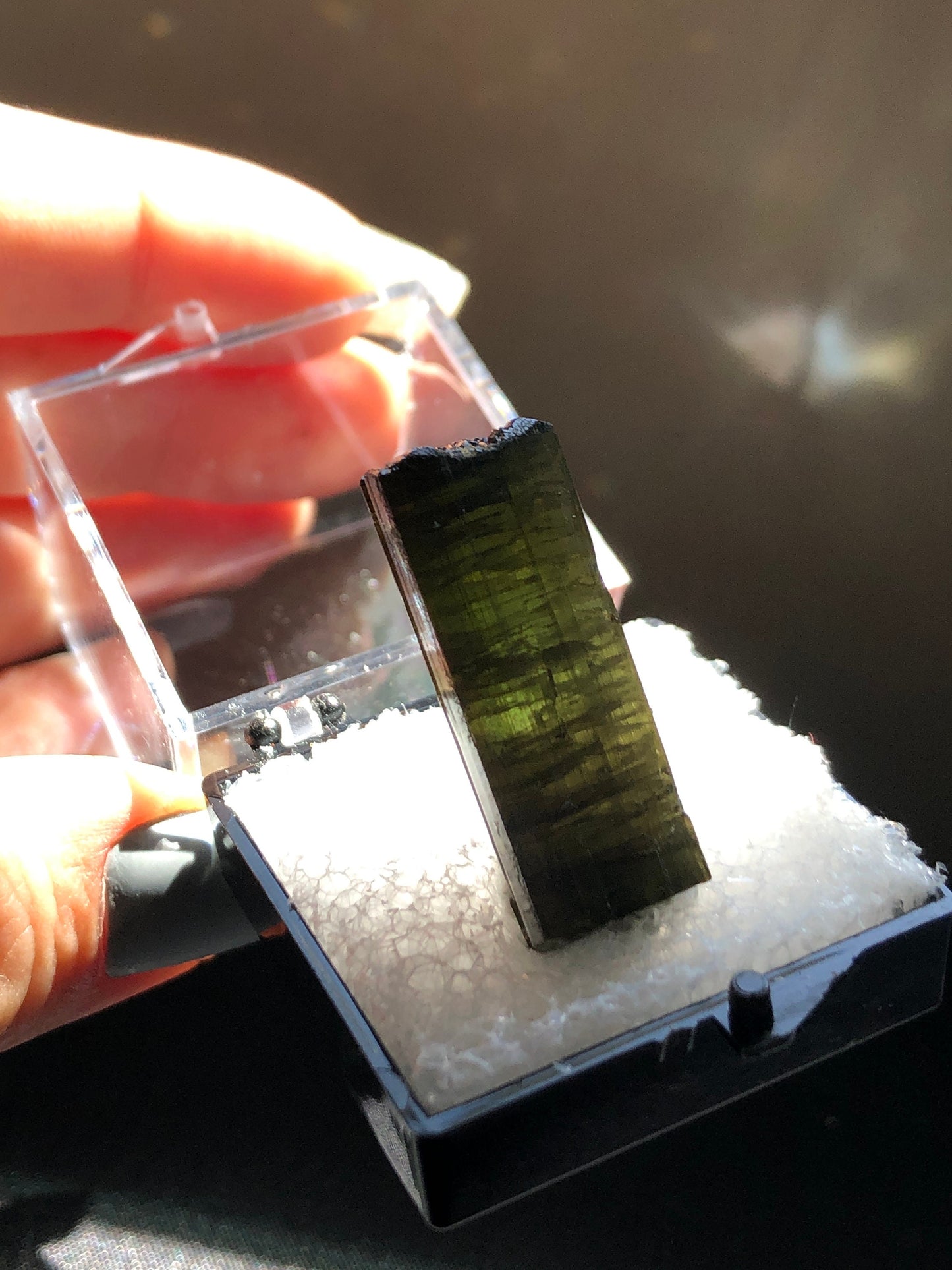 Green Clinozoisite Crystal Specimen from Pennsylvania