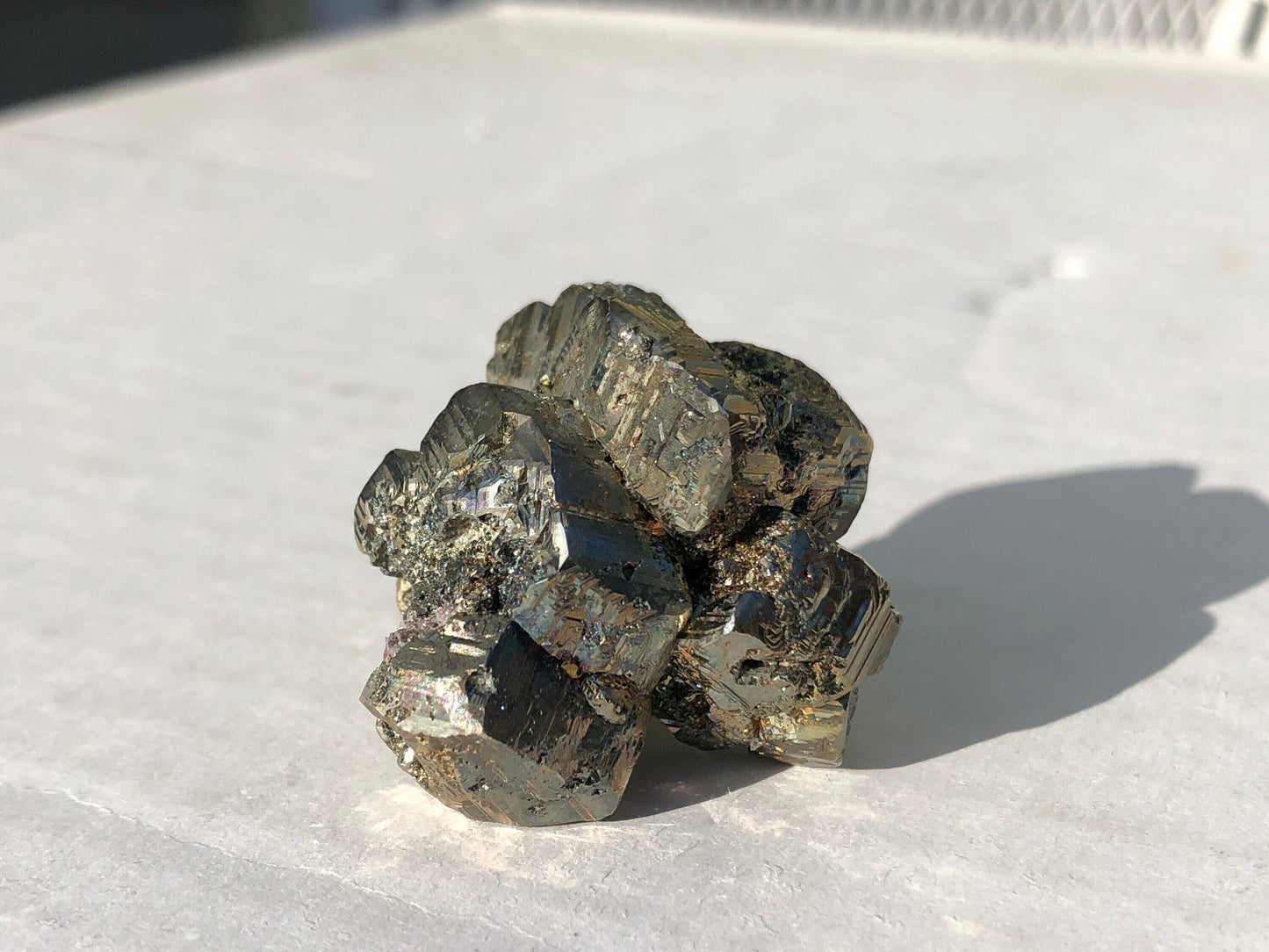 Iridescent Pyrite from Bulgaria
