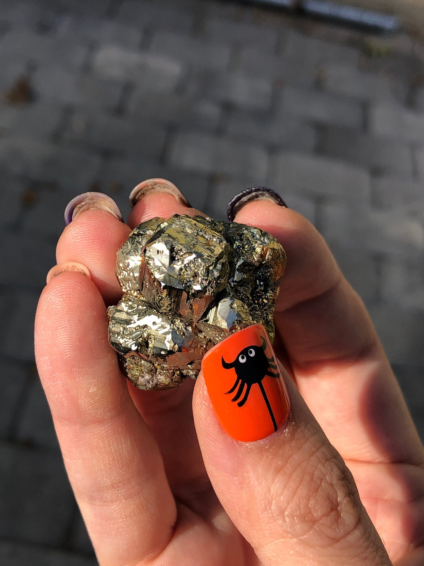 Iridescent Pyrite from Bulgaria
