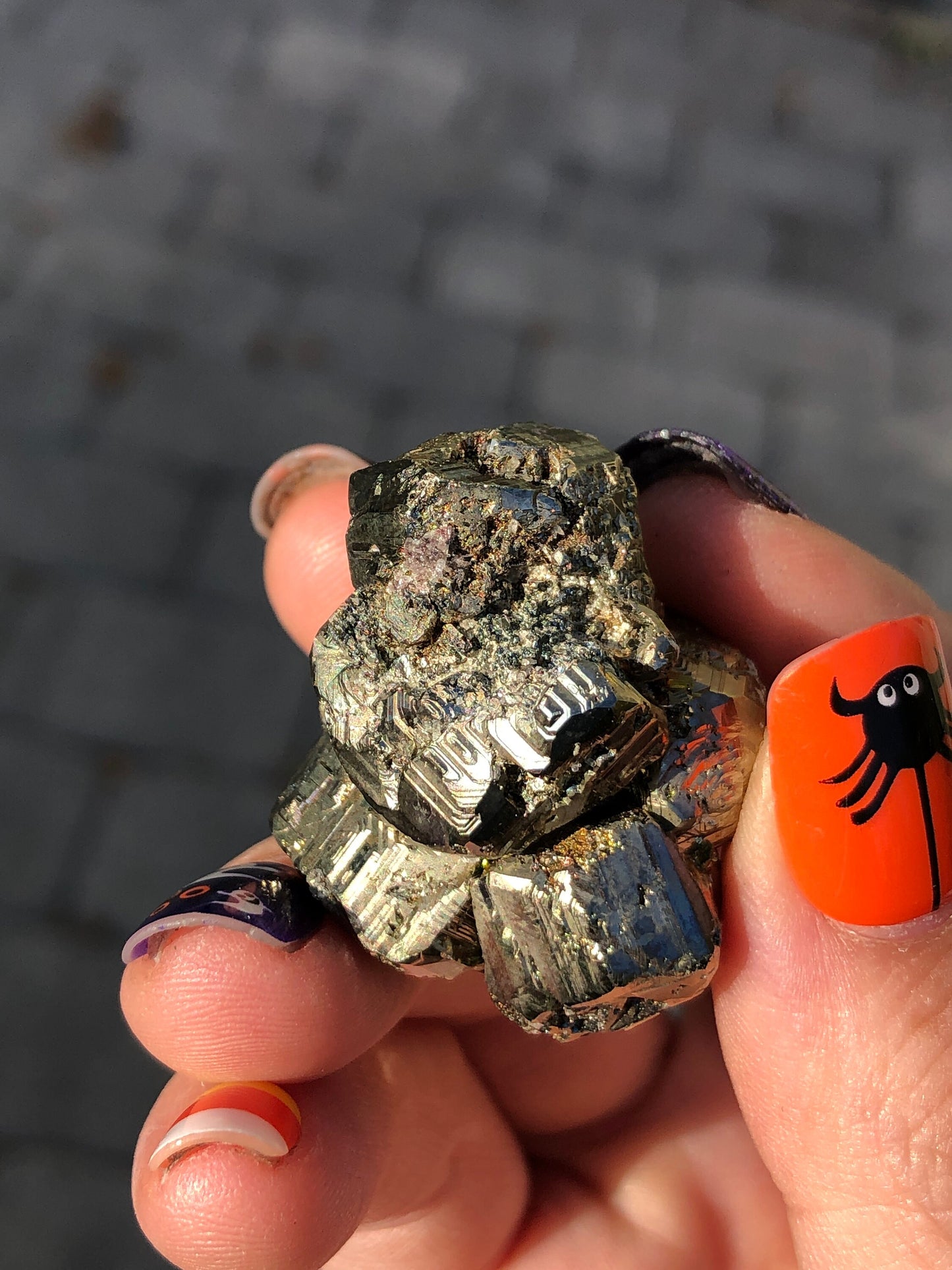 Iridescent Pyrite from Bulgaria