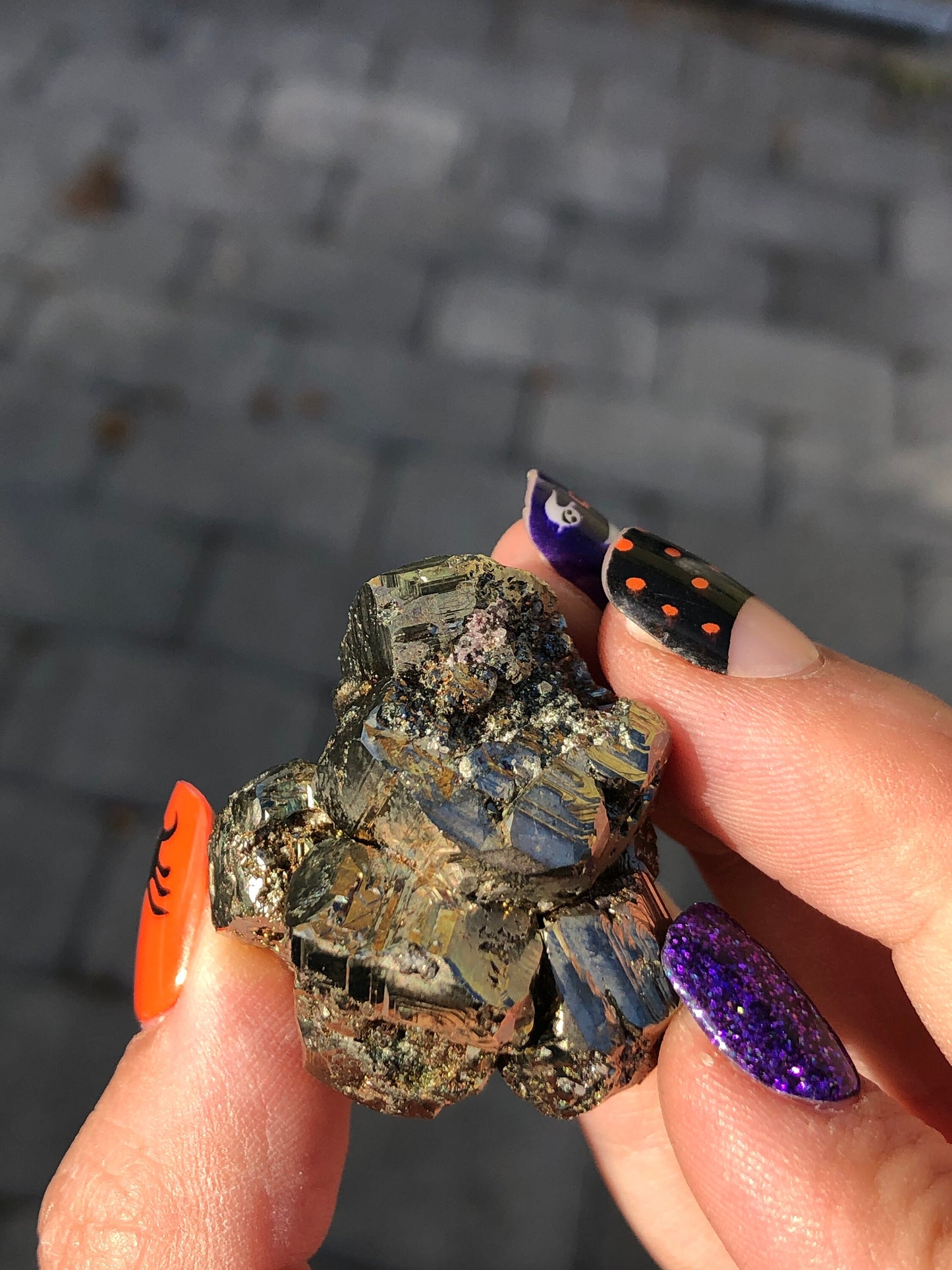 Iridescent Pyrite from Bulgaria