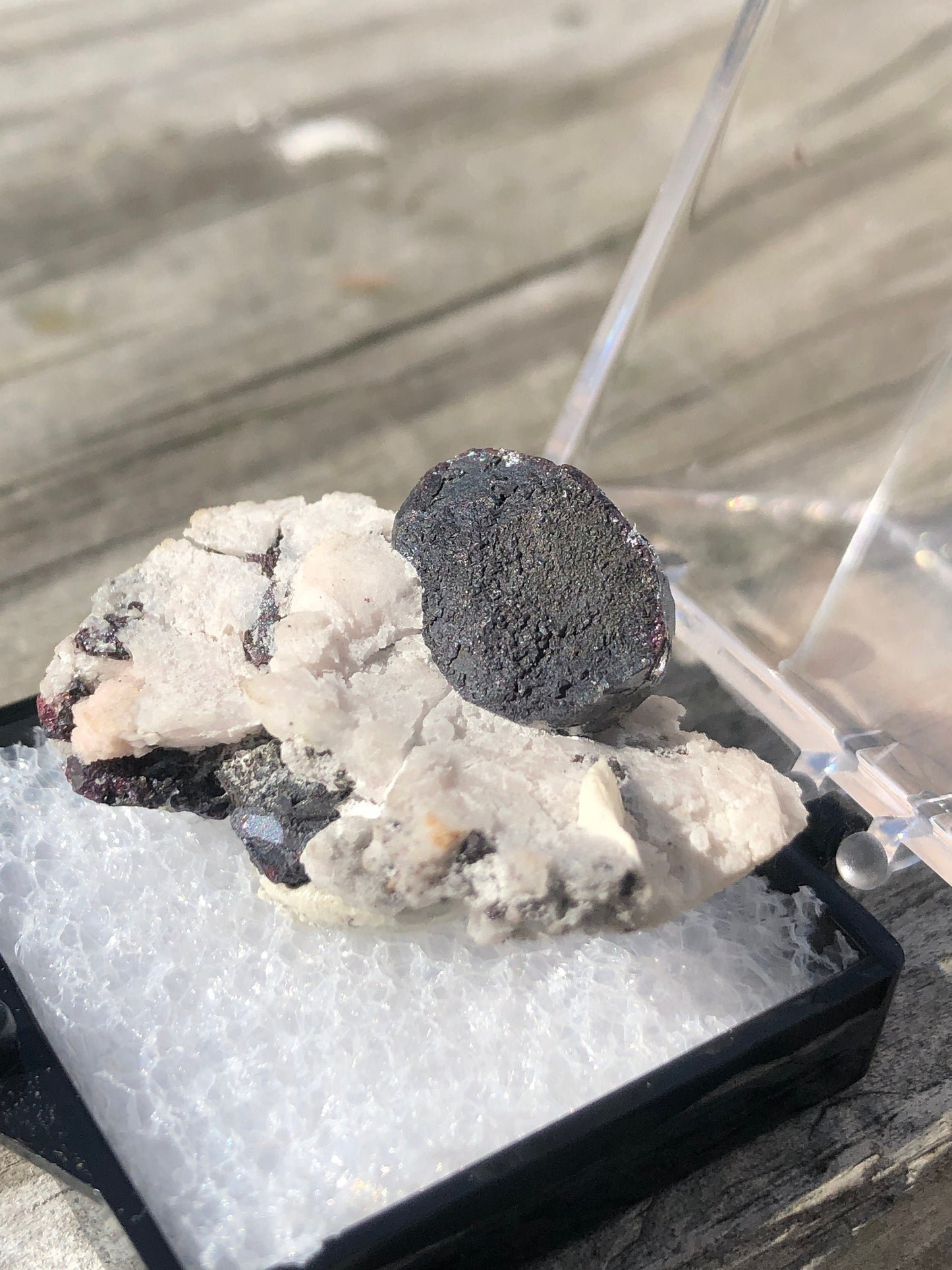 Proustite Crystals on Matrix from Peru