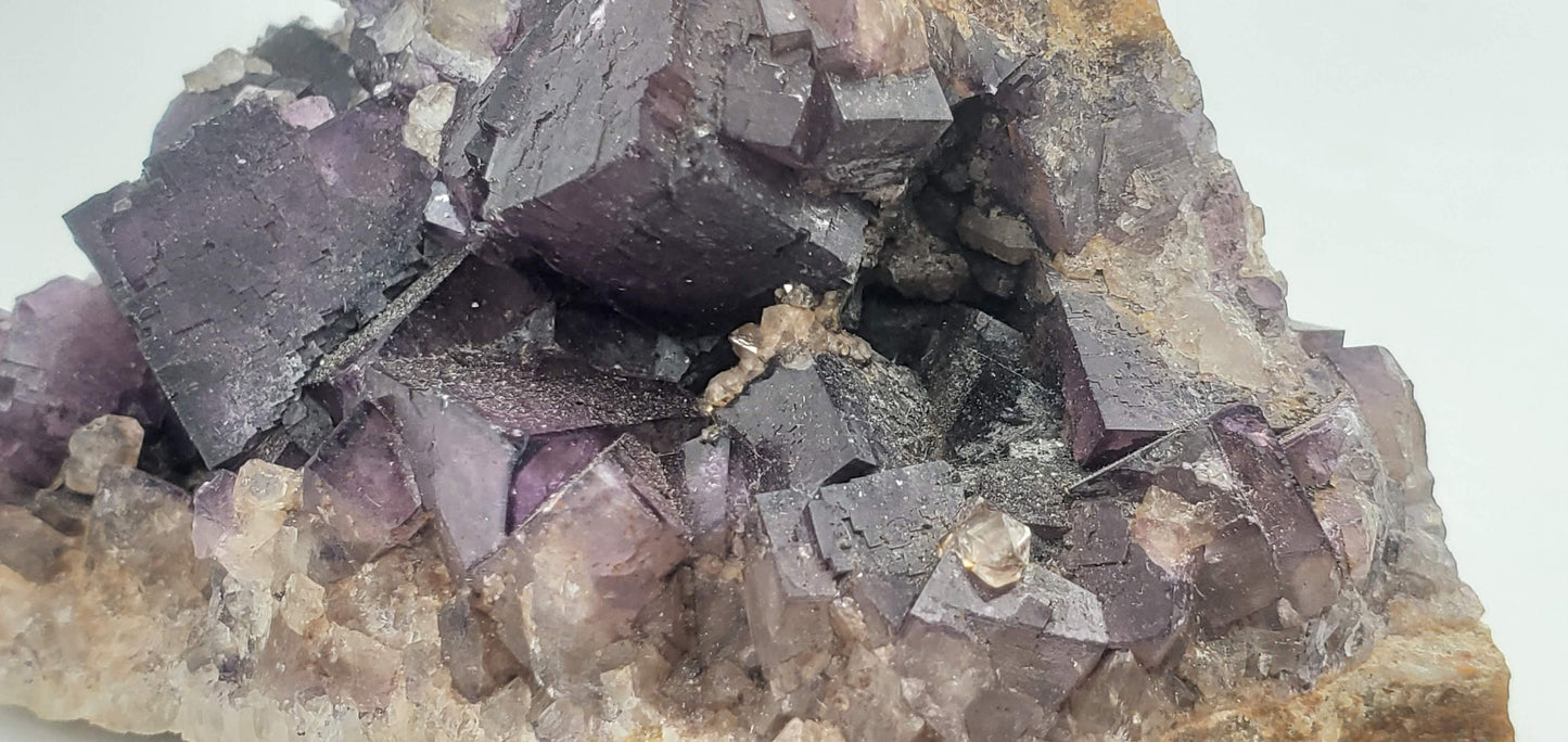 Fluorite on Matrix from Rossport Canada