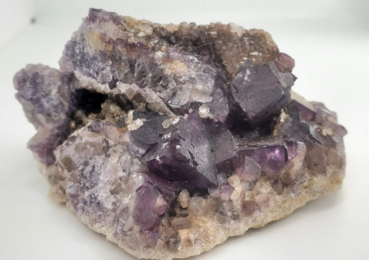 Fluorite on Matrix from Rossport Canada