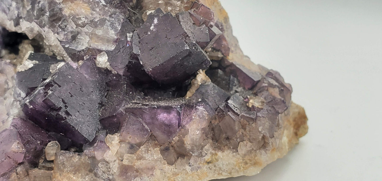 Fluorite on Matrix from Rossport Canada
