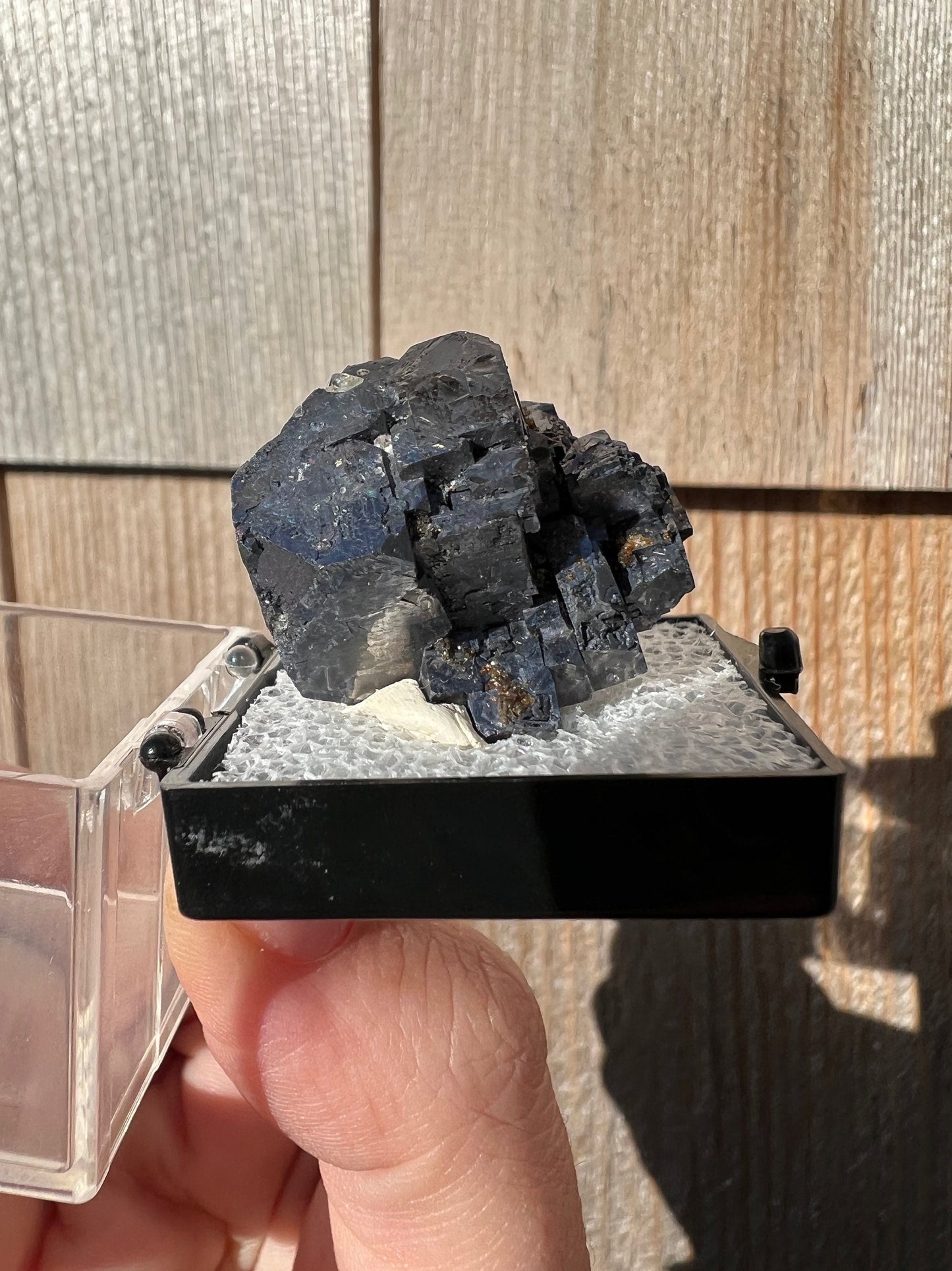 Sphalerite on Galena from Elmwood Mine Tennessee
