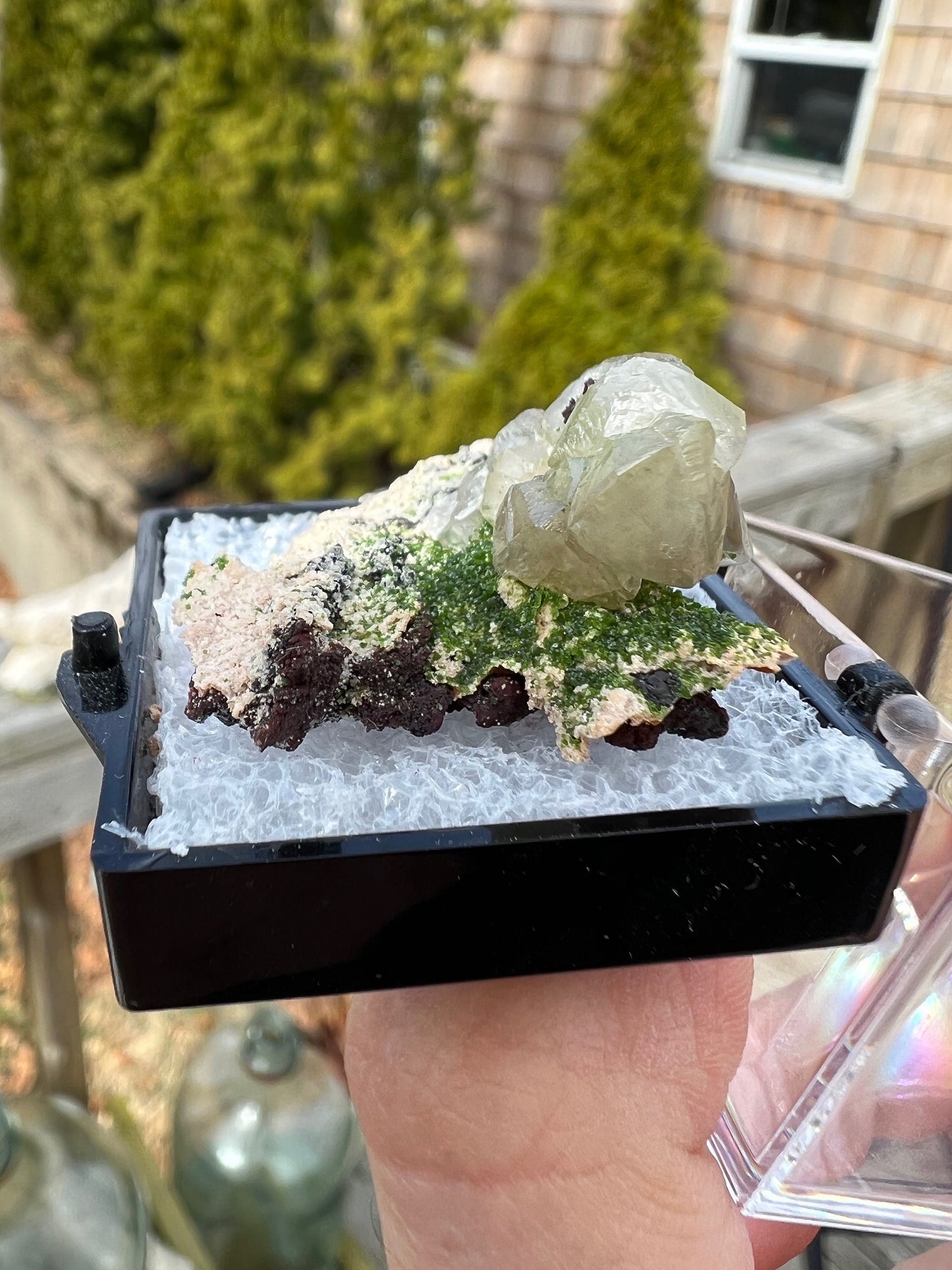 Cerussite with Duftite from Tsumeb Namibia