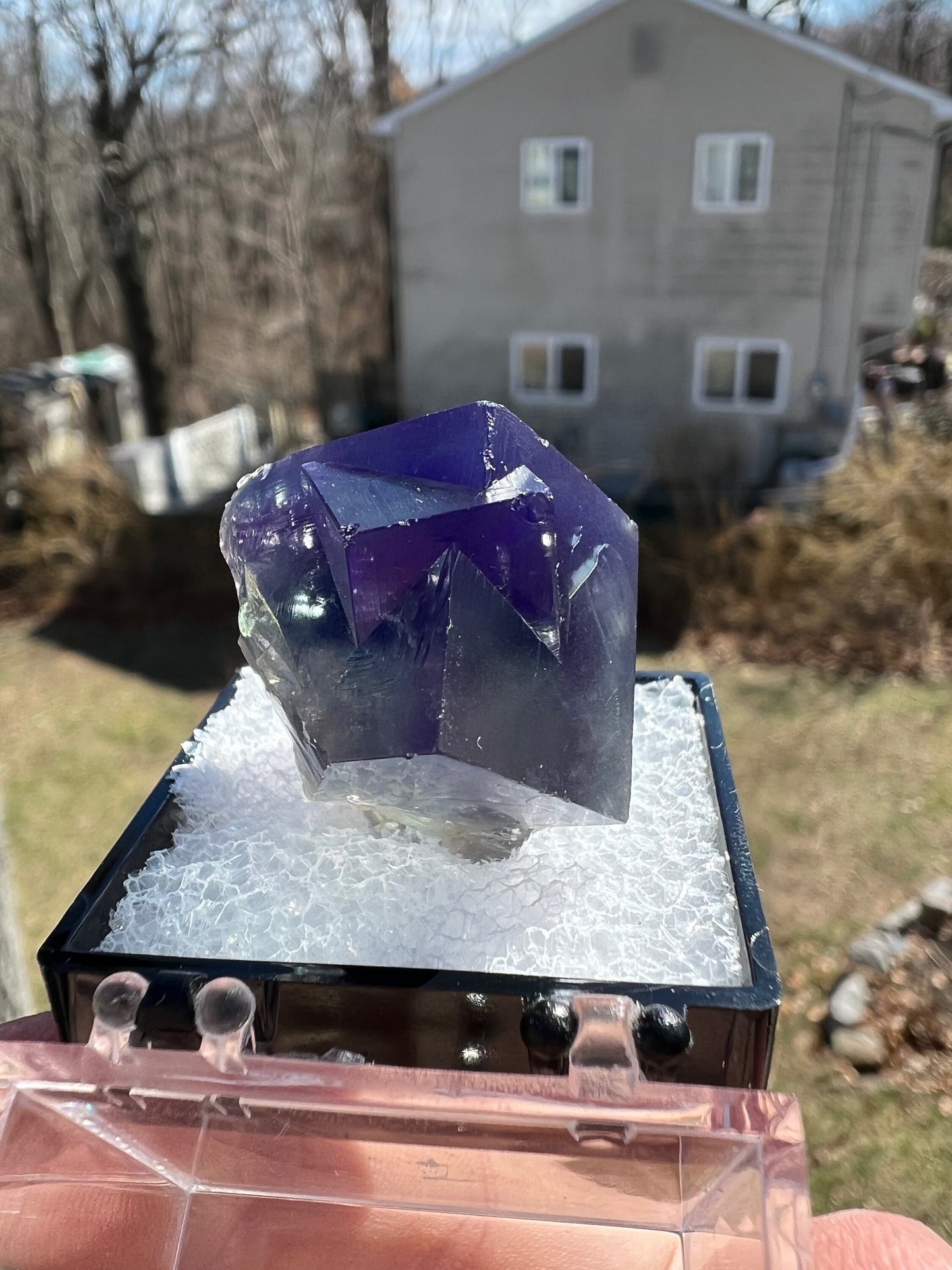 Color Zoned Gem Fluorite from Lady Annabella Mine England