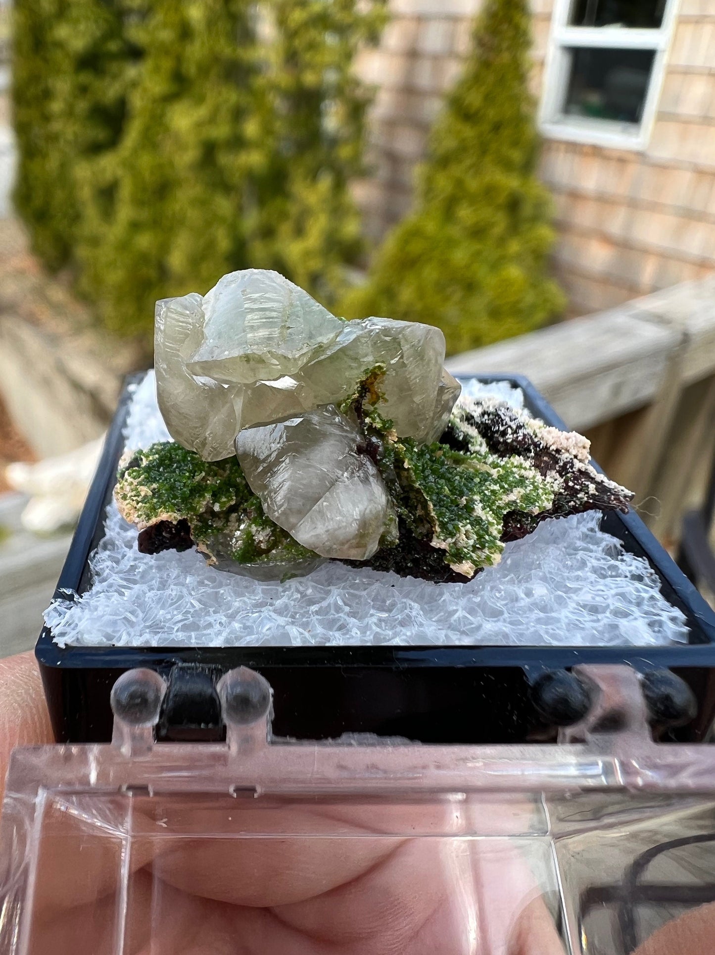 Cerussite with Duftite from Tsumeb Namibia