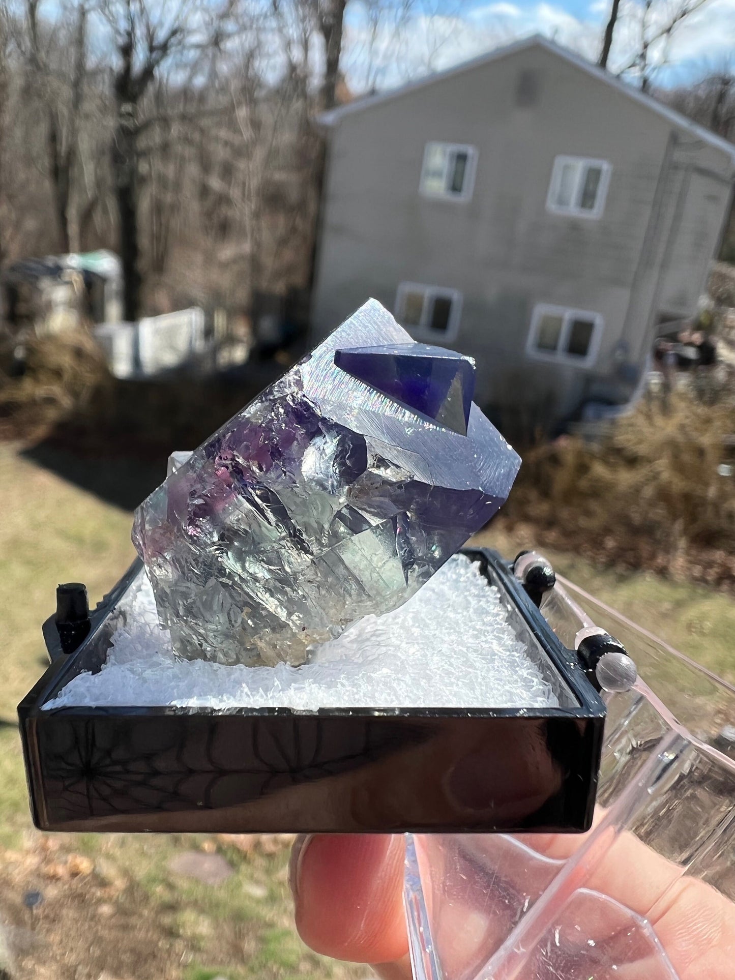 Color Zoned Gem Fluorite from Lady Annabella Mine England