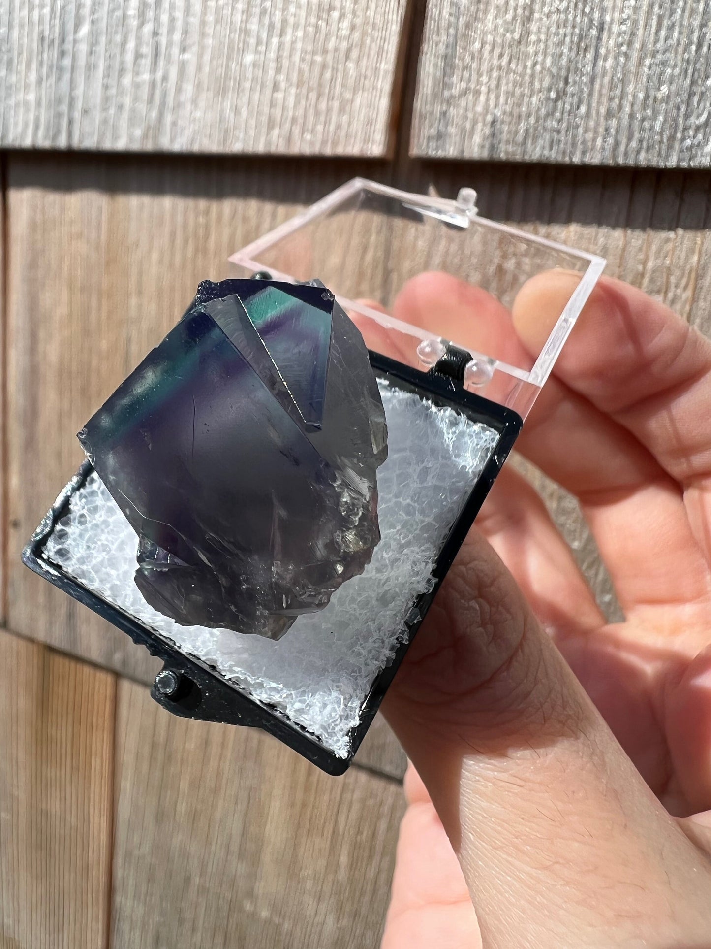 Color Zoned Gem Fluorite from Lady Annabella Mine England
