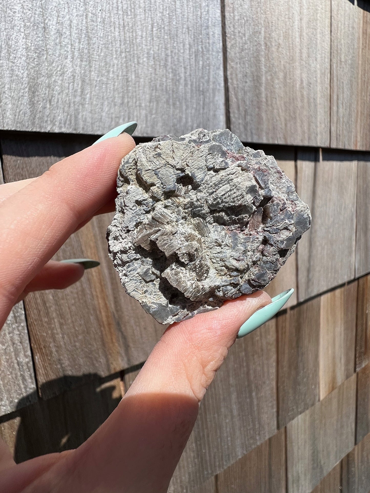 Large Purple Aragonite Crystal from Spain