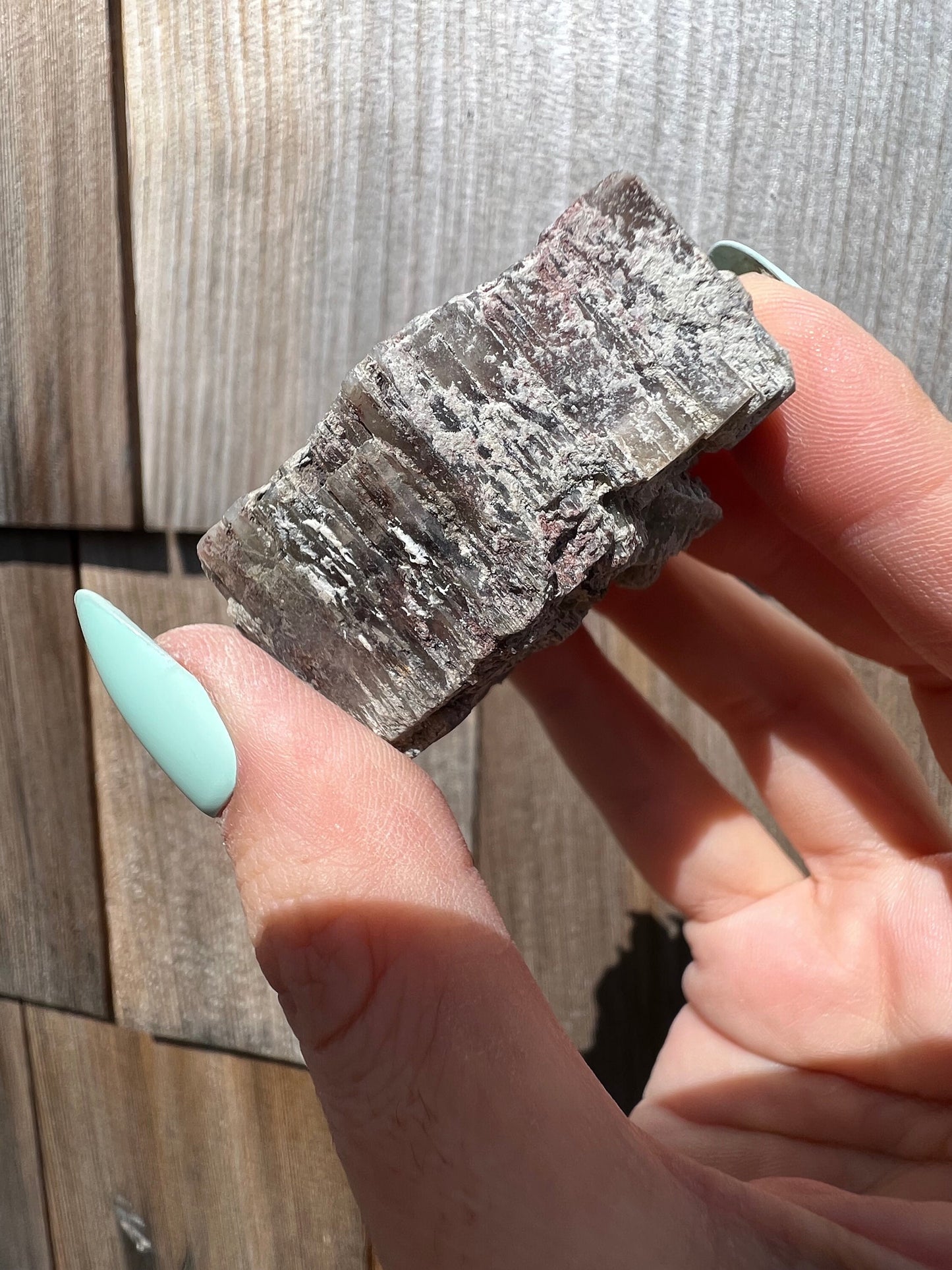 Large Purple Aragonite Crystal from Spain