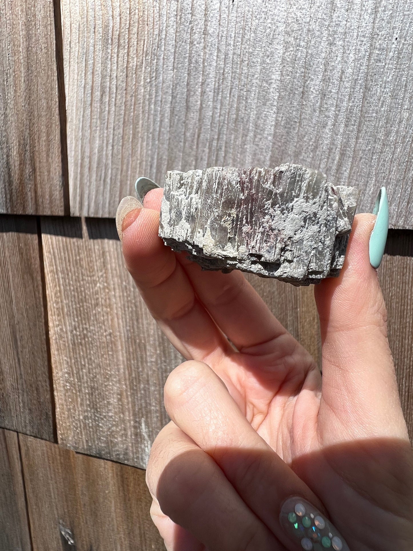 Large Purple Aragonite Crystal from Spain