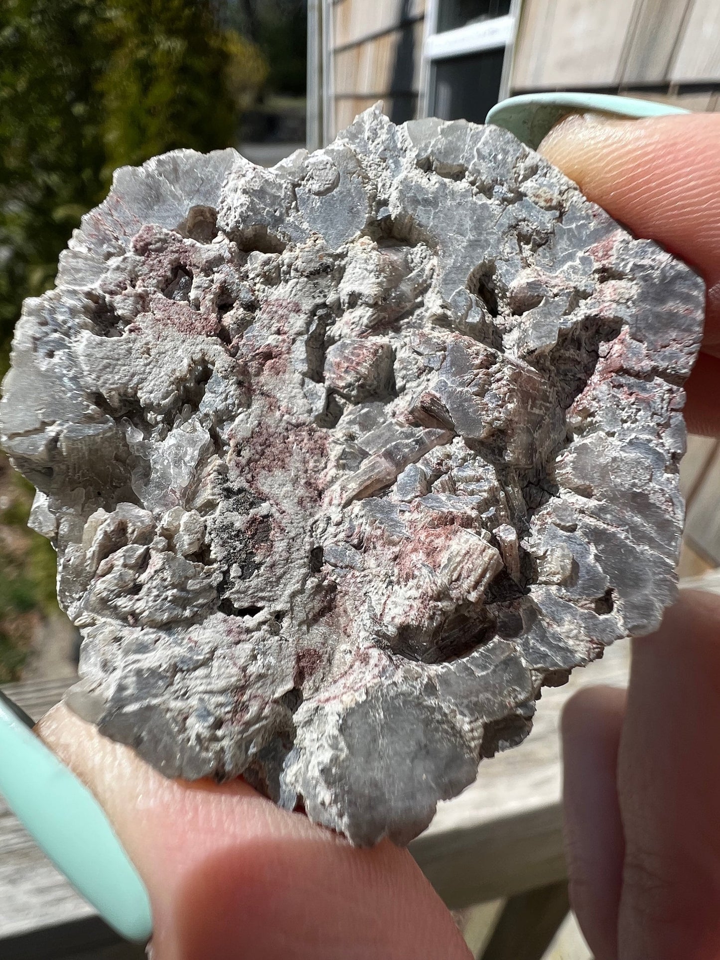 Large Purple Aragonite Crystal from Spain