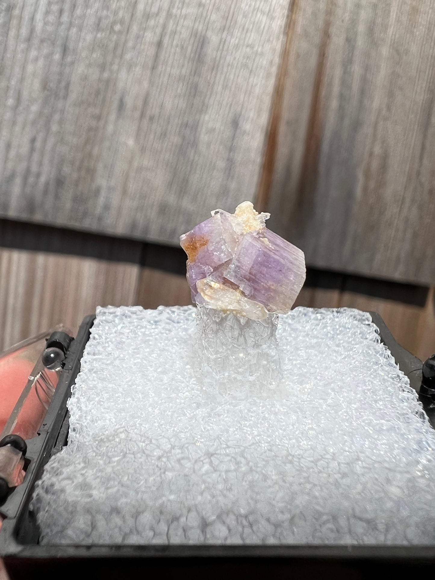 Purple Fluorapatite Cluster from Maine USA