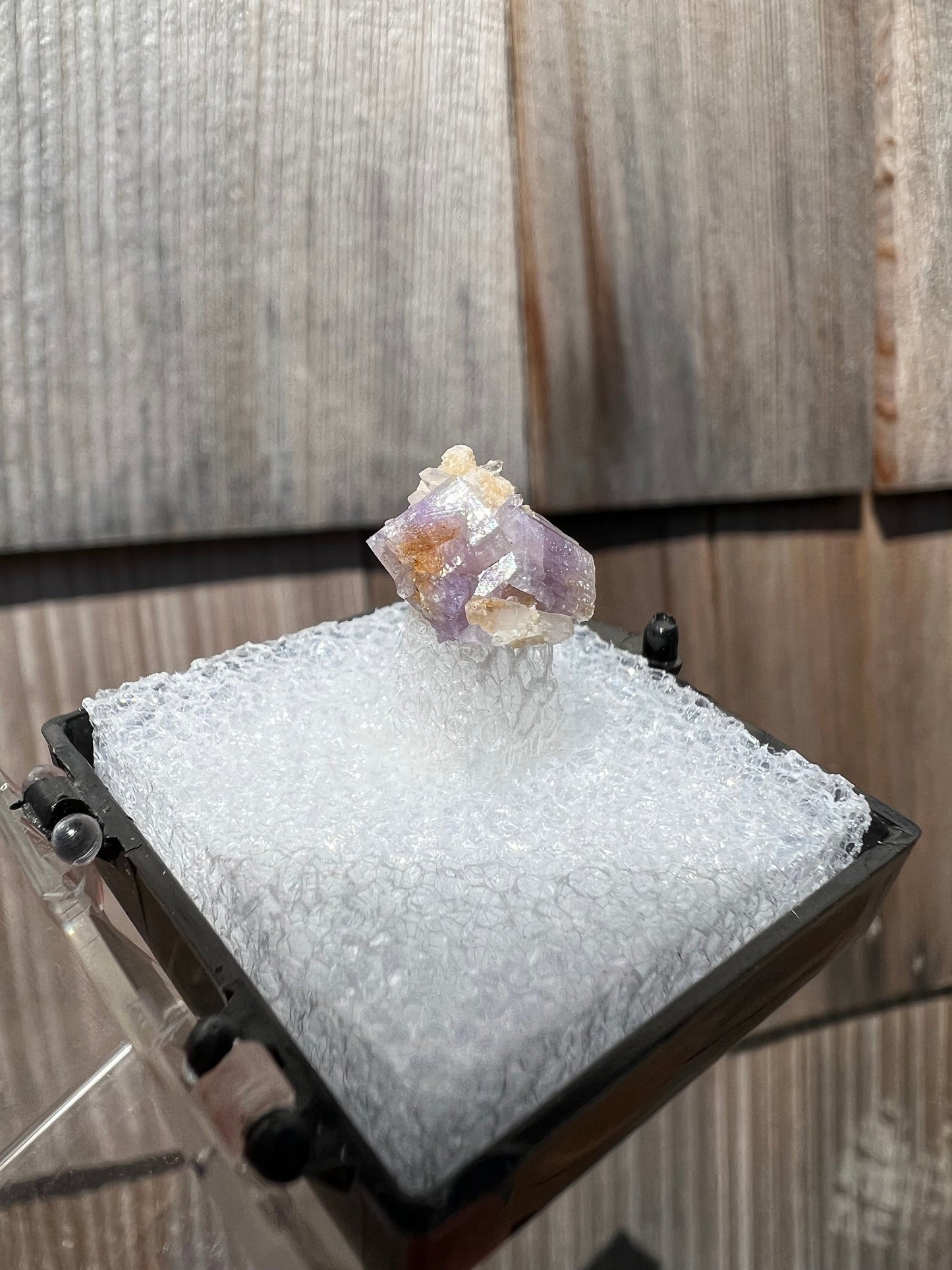 Purple Fluorapatite Cluster from Maine USA
