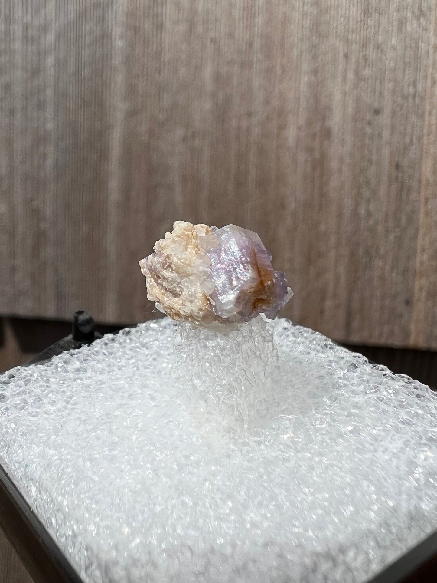 Purple Fluorapatite Cluster from Maine USA