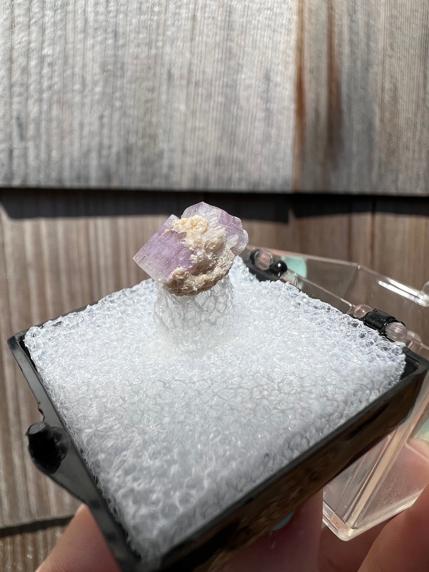 Purple Fluorapatite Cluster from Maine USA
