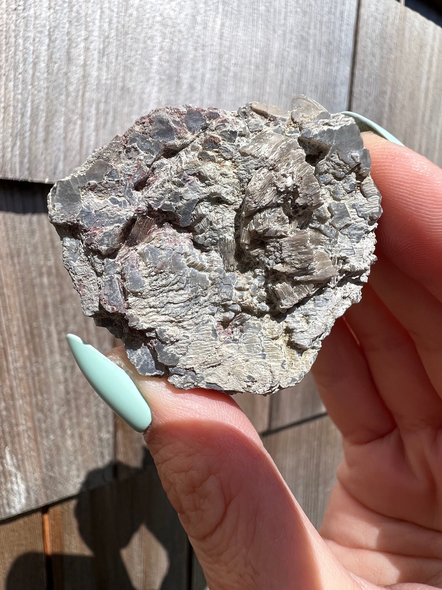 Large Purple Aragonite Crystal from Spain