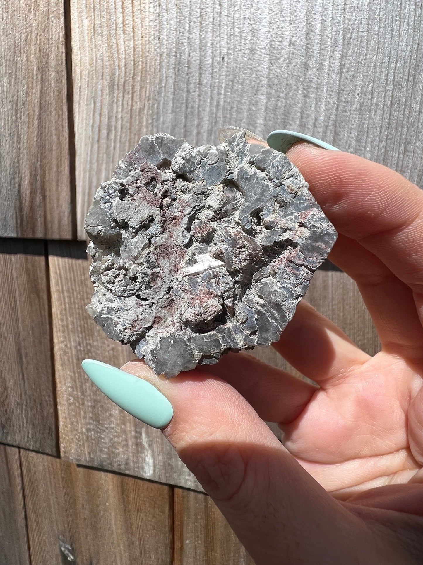 Large Purple Aragonite Crystal from Spain