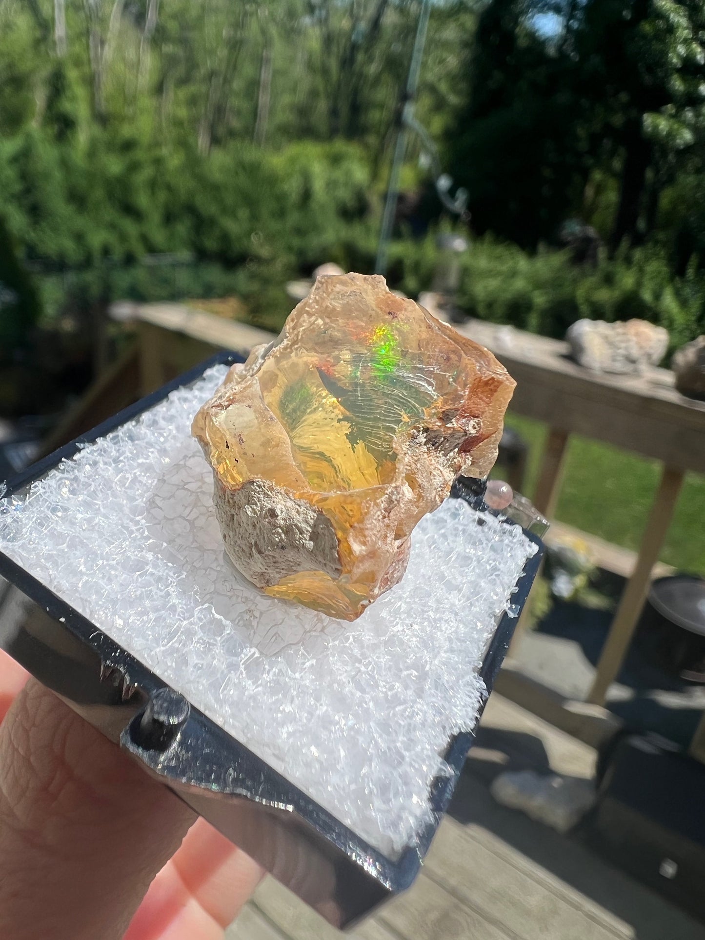 Fiery Rough Opal from Ethiopia