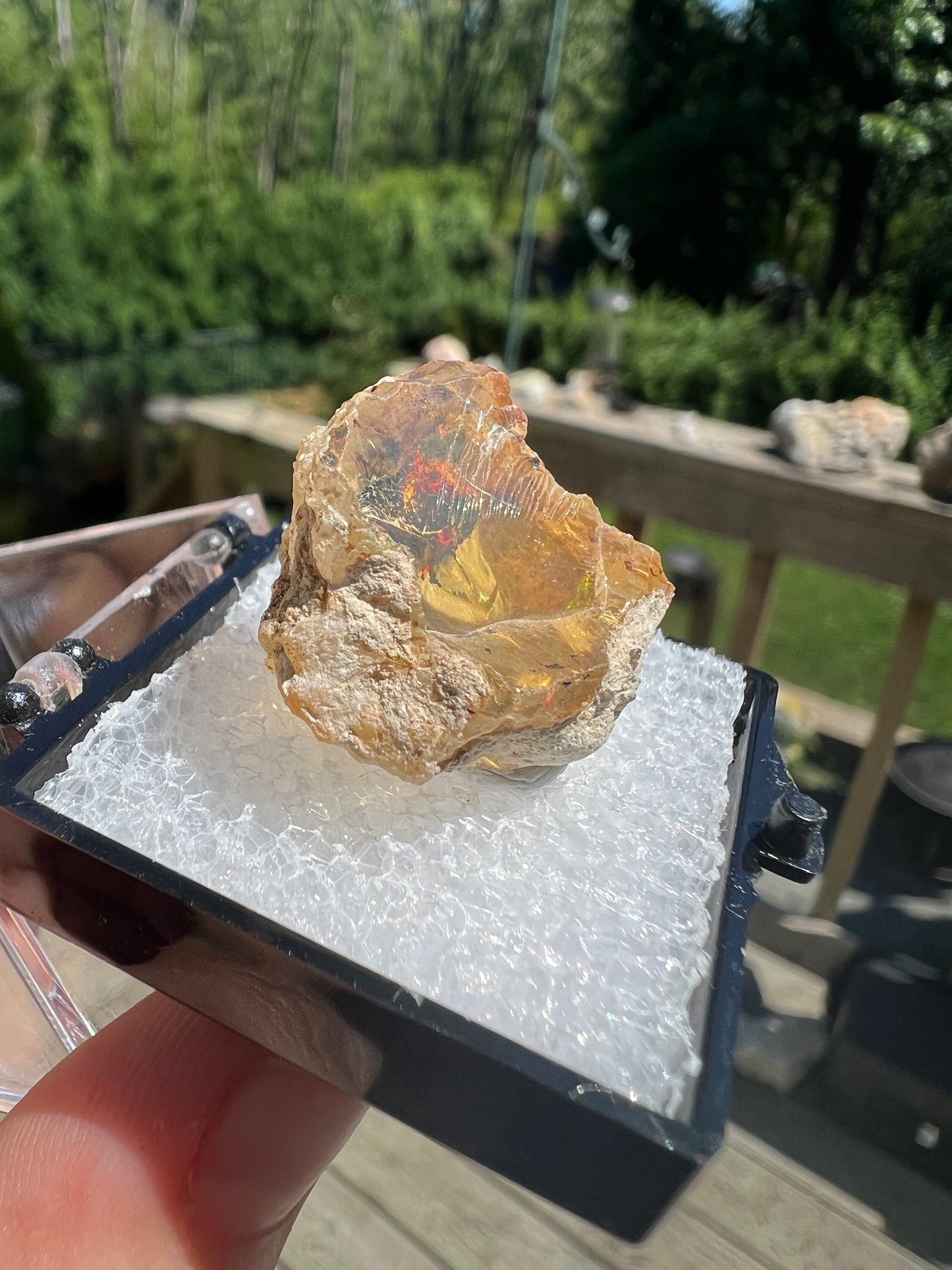 Fiery Rough Opal from Ethiopia