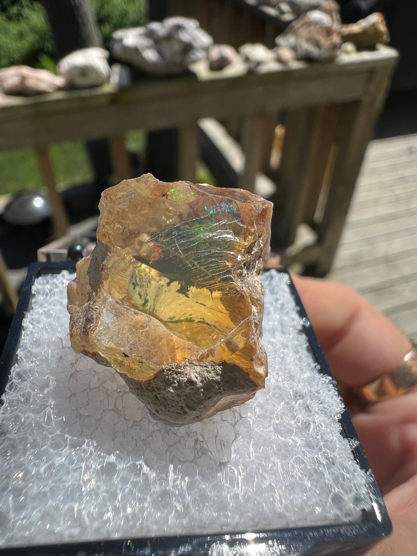 Fiery Rough Opal from Ethiopia