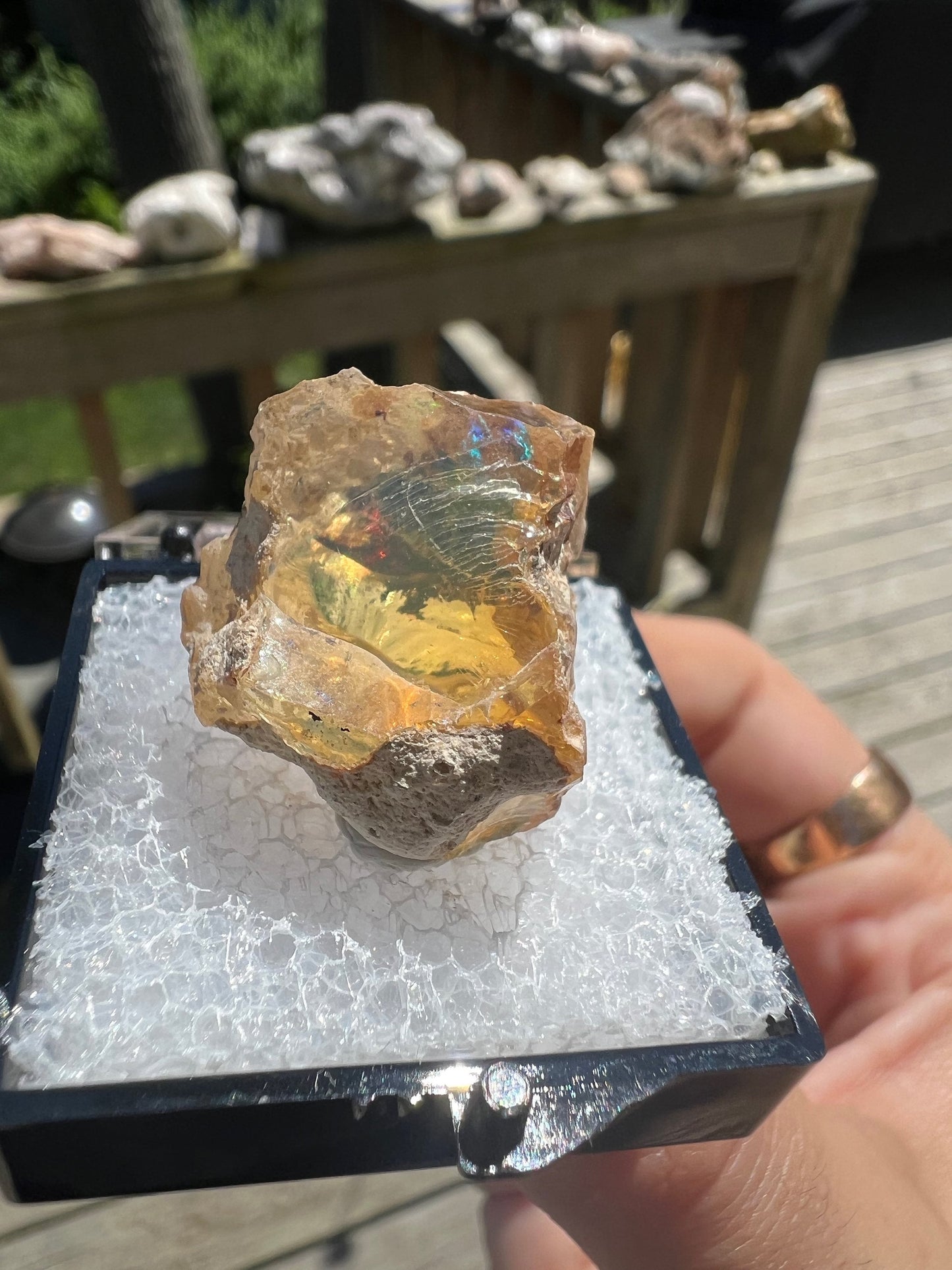 Fiery Rough Opal from Ethiopia