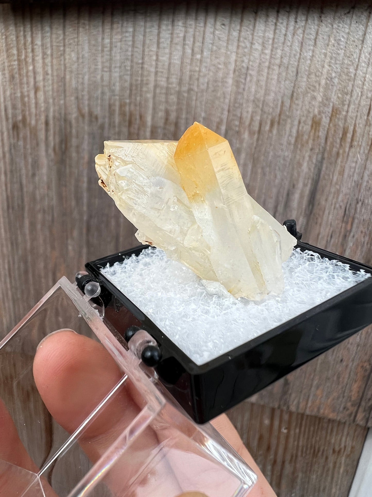 Halloysite in Quartz from Colombia