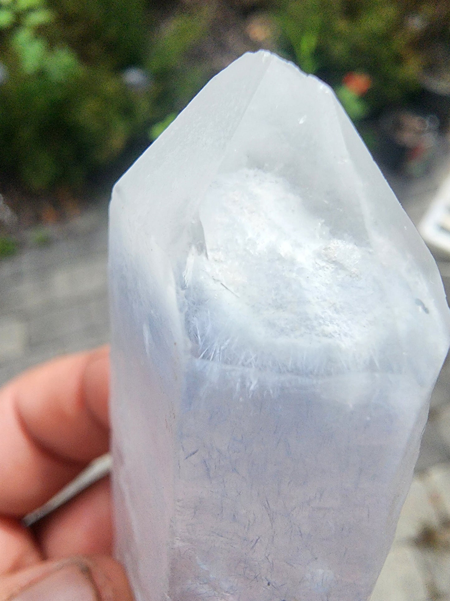 Quartz with Dumortierite Inclusions from Bahia, Brazil