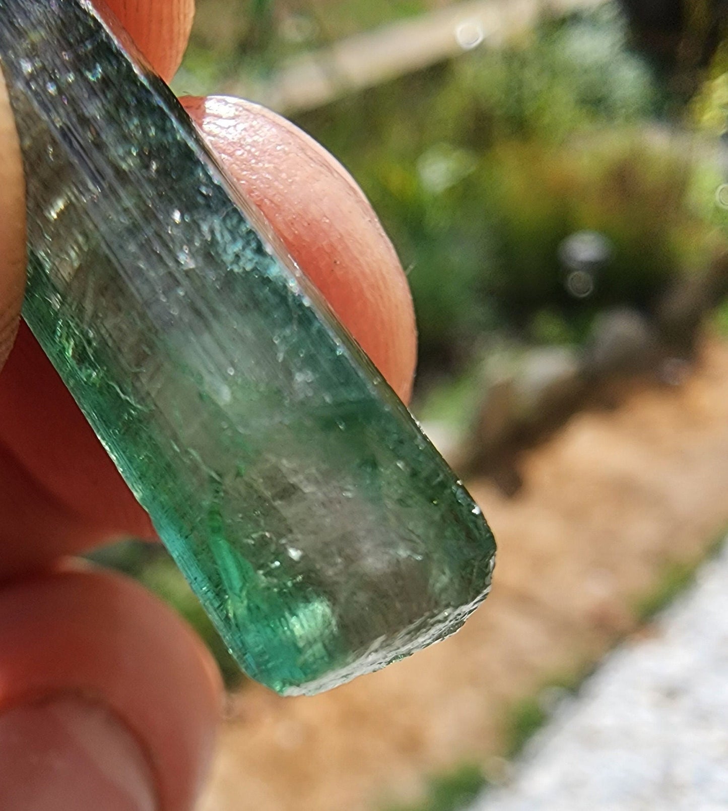 3.6G Watermelon Tourmaline Crystal from Aricanga Mine Brazil