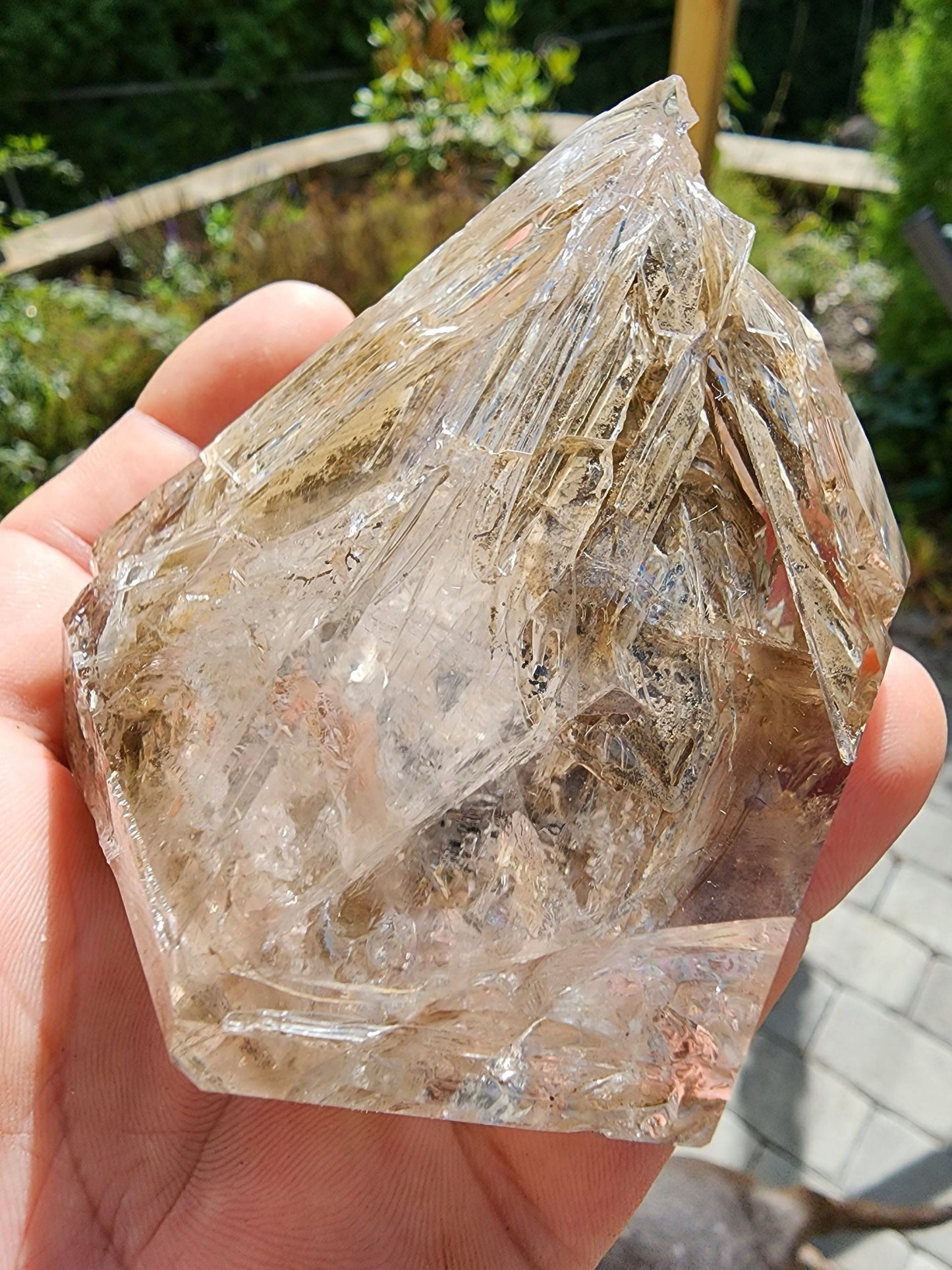 Cabinet Skeletal Herkimer Diamond Quartz Crystal from New York USA