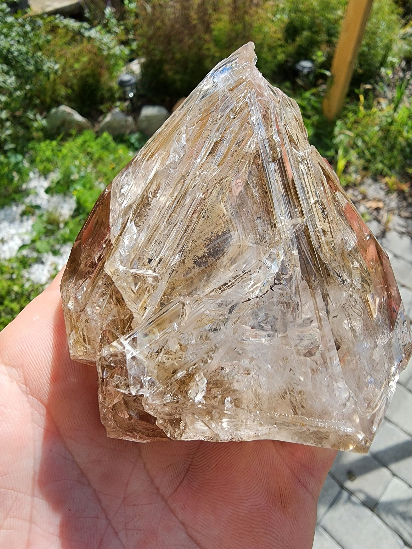 Cabinet Skeletal Herkimer Diamond Quartz Crystal from New York USA