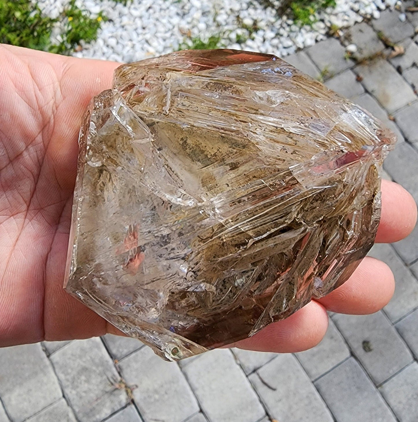Cabinet Skeletal Herkimer Diamond Quartz Crystal from New York USA