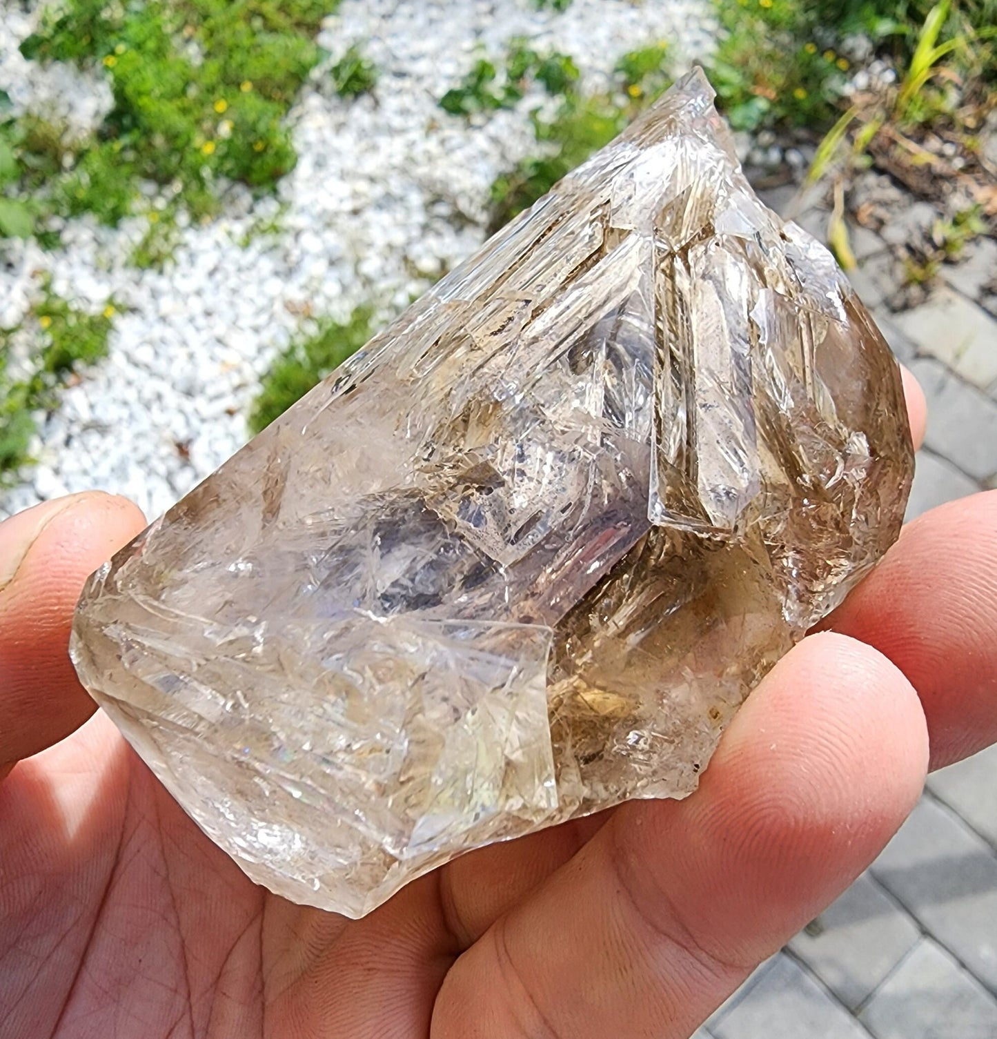 Cabinet Skeletal Herkimer Diamond Quartz Crystal from New York USA
