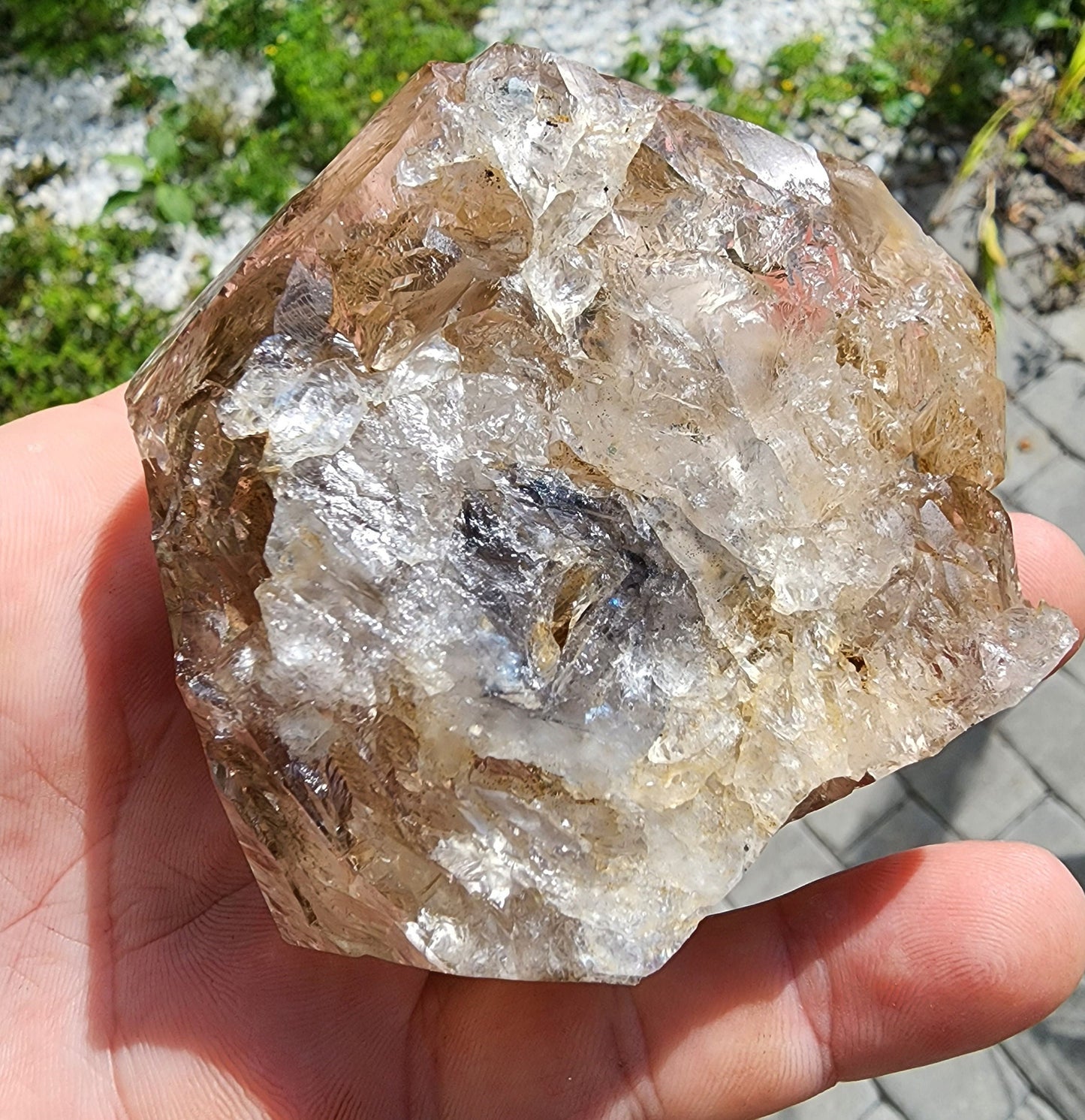 Cabinet Skeletal Herkimer Diamond Quartz Crystal from New York USA