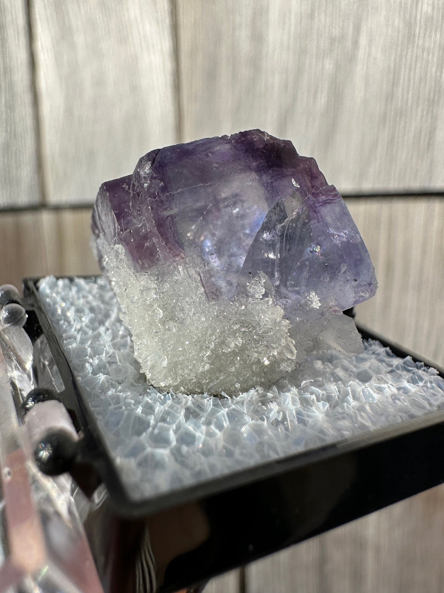 YGX Fluorite with Quartz Inclusions from China