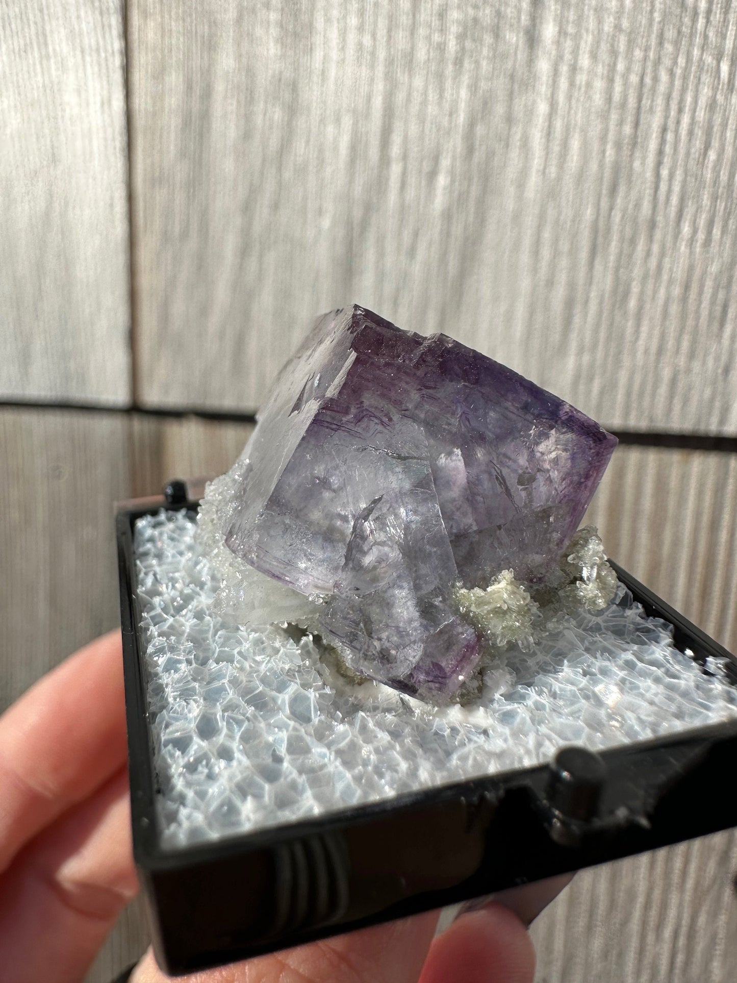 YGX Fluorite with Quartz Inclusions from China