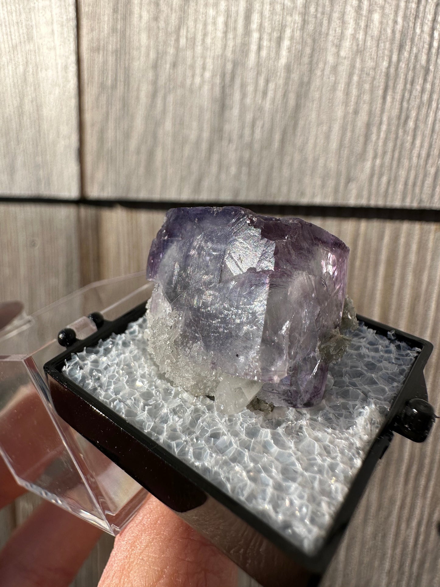 YGX Fluorite with Quartz Inclusions from China