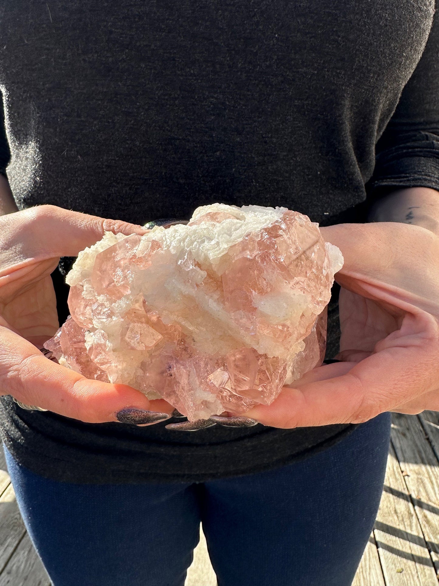 Large Cabinet Pink Morganite Crystal Cluster from Minas Gerais Brazil