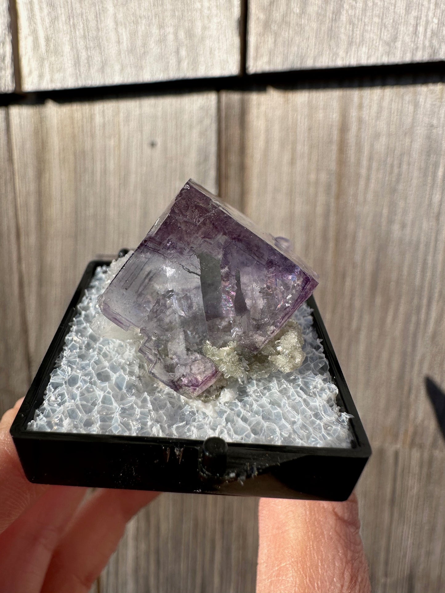 YGX Fluorite with Quartz Inclusions from China