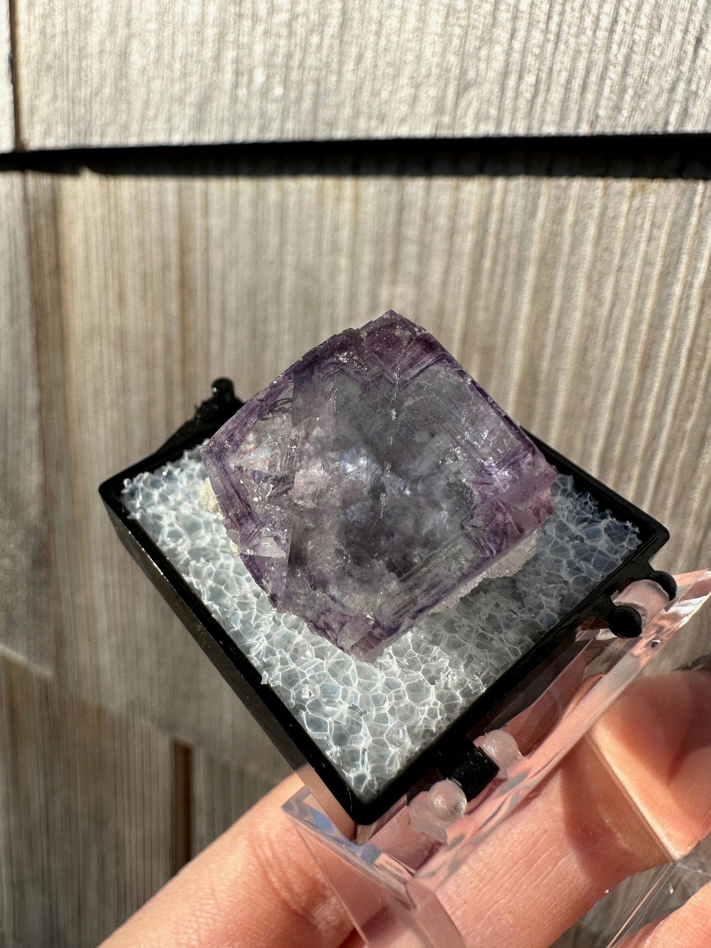 YGX Fluorite with Quartz Inclusions from China