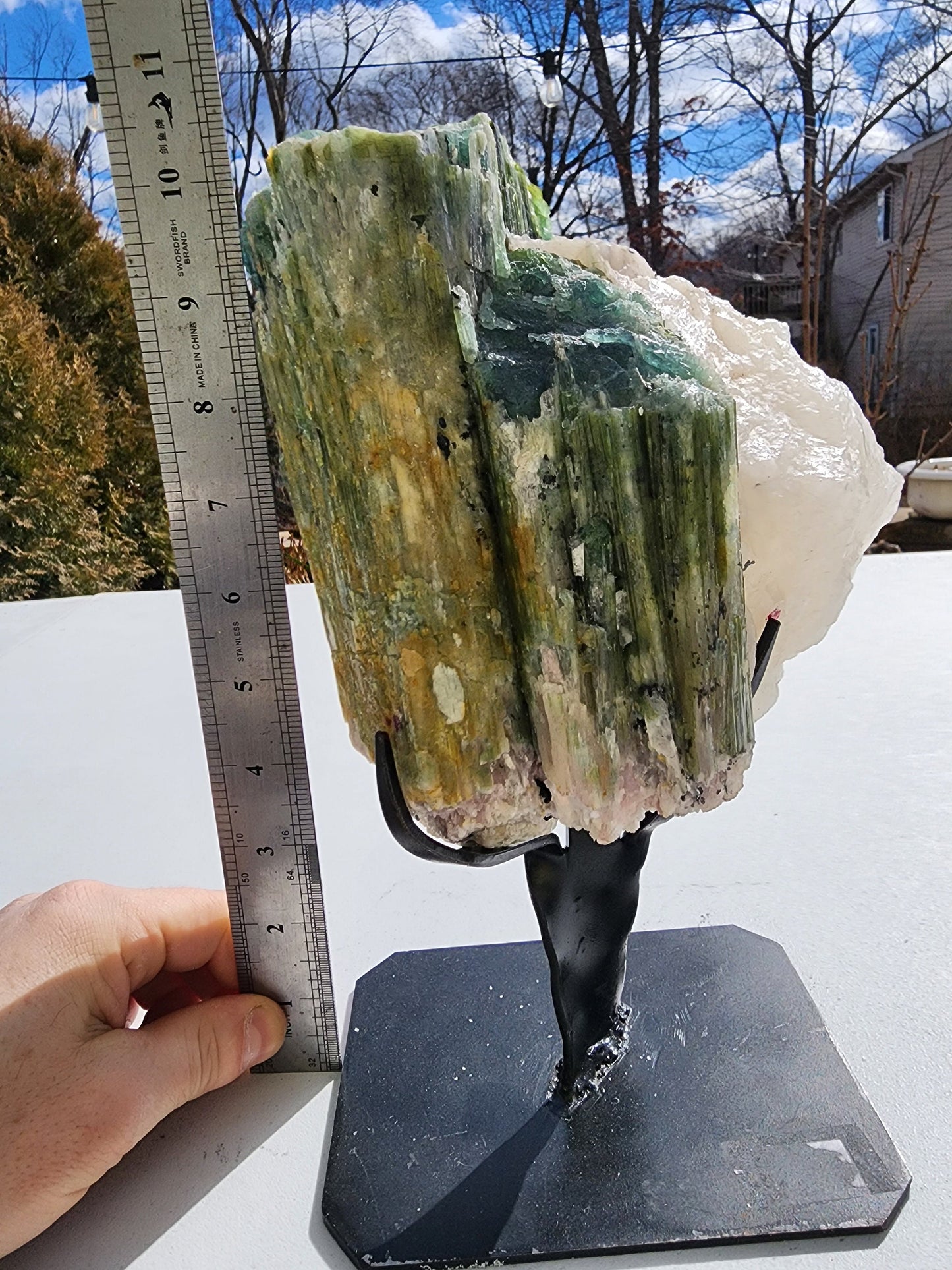 Large Tourmaline Crystal from Minas Gerais, Brazil