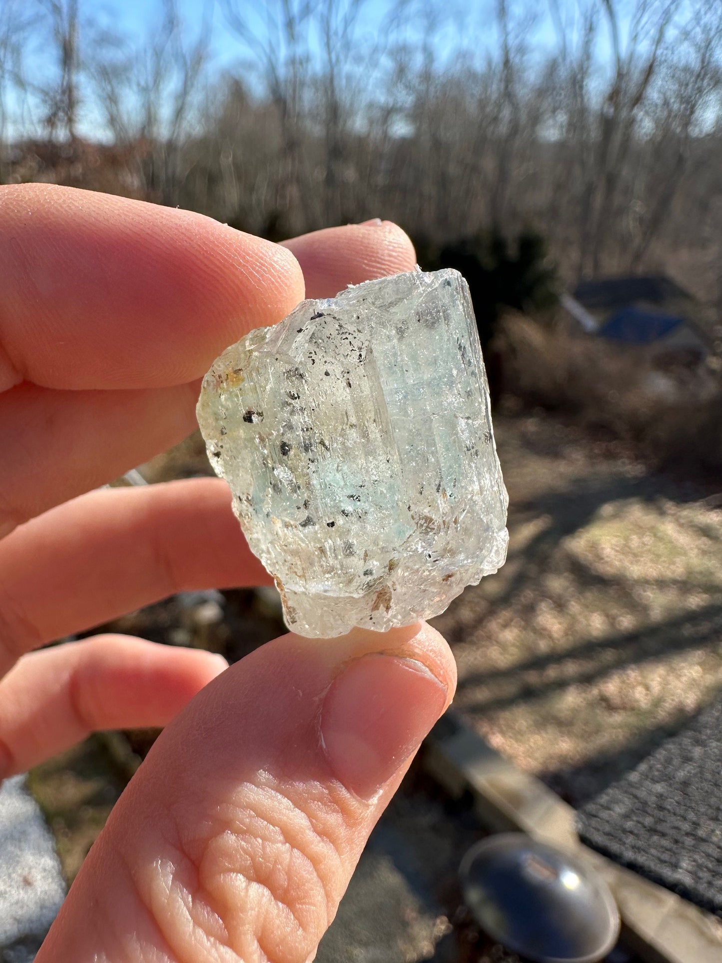 Blue Topaz Crystal from Brazil
